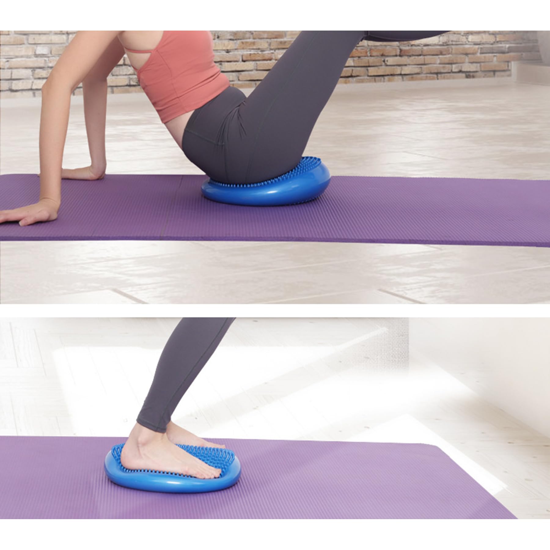 Amazon | バランスディスク バランスクッション 空気入れ付き 直径33cm